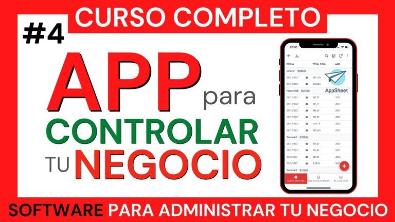 Lee más sobre el artículo Cómo CREAR una APP para CONTROLAR los INGRESOS y GASTOS de tu NEGOCIO
