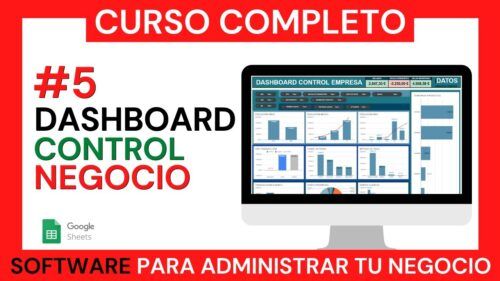Lee más sobre el artículo Cómo CREAR una DASHBOARD para CONTROLAR los INGRESOS y GASTOS de tu NEGOCIO con Google Sheets
