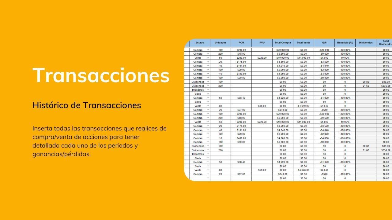 Portafolio para el Control de tus Inversiones