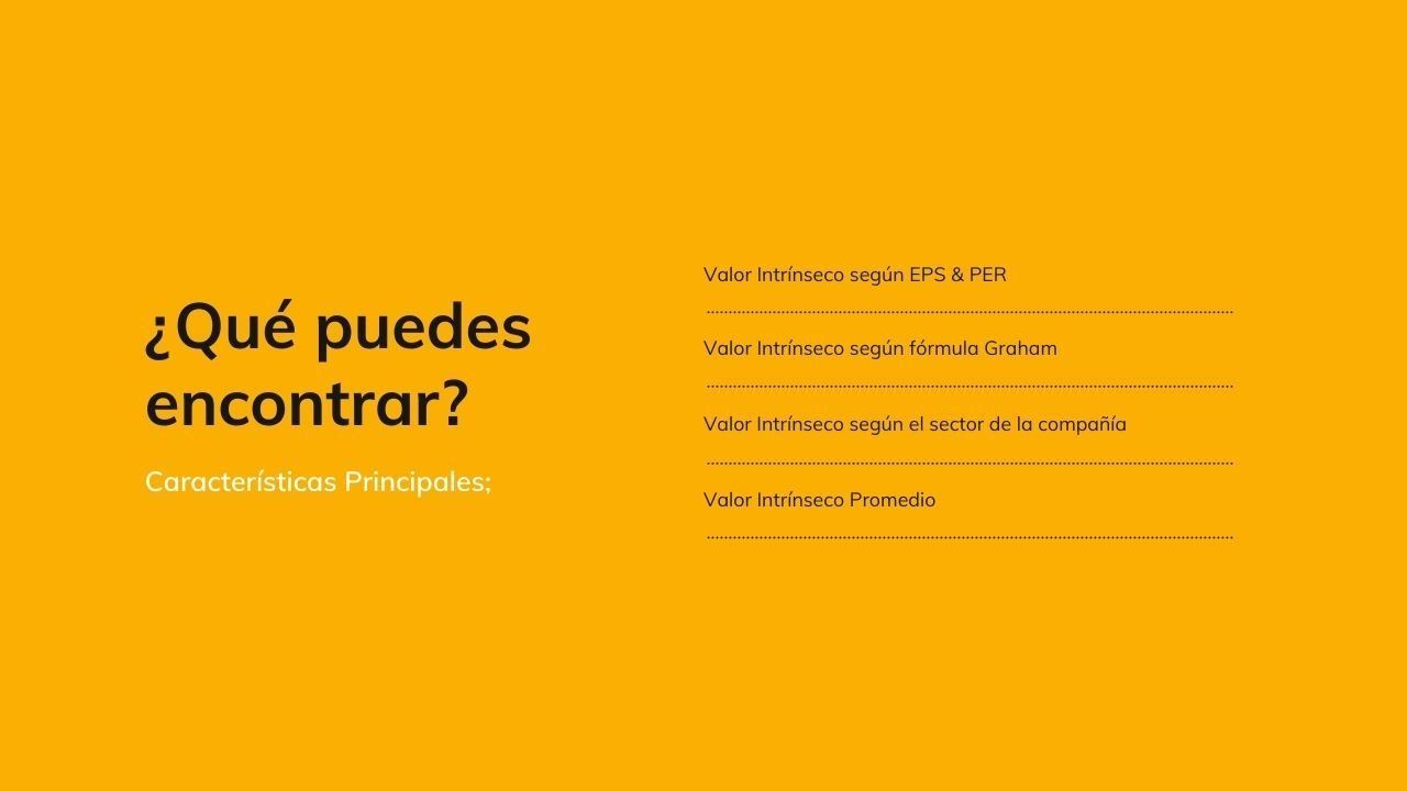 Calcular el Valor Intrínseco de una Compañía